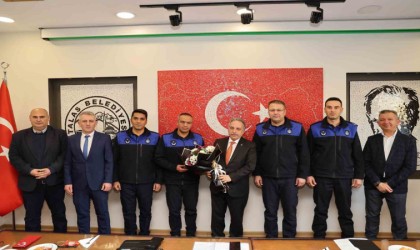 Talasta yeni komiserler yıldız taktı