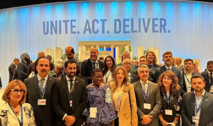 UCLG Başkanı Altay, COP 28 kapsamında düzenlenen Yerel İklim Eylemi Zirvesinde konuştu