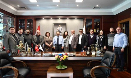 Uzun ve Gülerden Başkan Ataça ziyaret