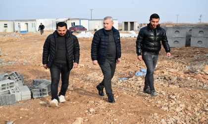 Yeşilyurtta köy evleri teslime hazırlanıyor