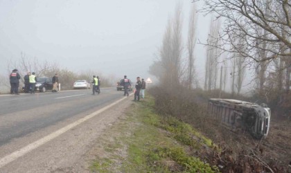 Yoğun sis kazaya neden oldu: 16 yaralı