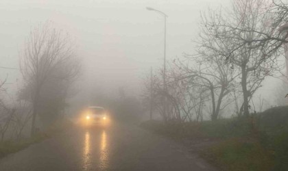 Zonguldakta sıcaklık düştü, sis etkili oldu