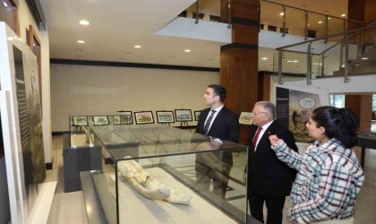7,5 milyon yıllık Fosil Sergisi yoğun ilgi görüyor