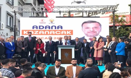 Adana Büyükşehir Belediye Başkan adayı Fatih Mehmet Kocaispire görkemli karşılama