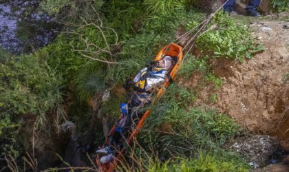 Antalyada falezlerdeki manzara keyfi hastanede bitti