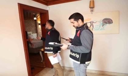 Antalyada günübirlik kiralanan evlere eş zamanlı denetim
