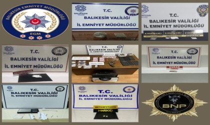 Balıkesirde 7 zehir taciri tutuklandı
