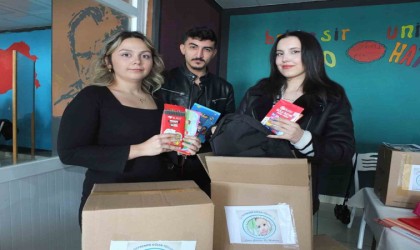 Balıkesirde Üniversiteliler deprem bölgesindeki öğrenciler için seferber oldu