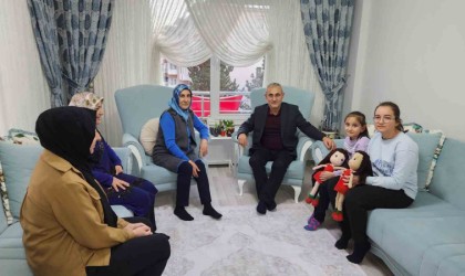 Başkan Alim Işıktan şehit ailelerine ziyaret