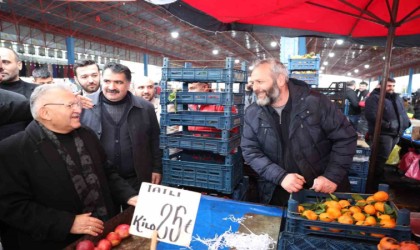 Başkan Büyükkılıç, İldem pazarı esnafı ile buluştu