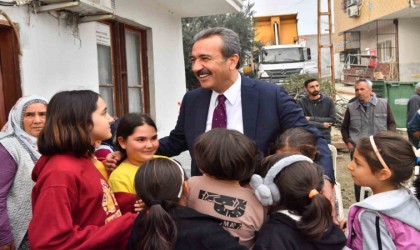 Başkan Çetin, Dörtlerde asfalt çalışmalarını denetledi