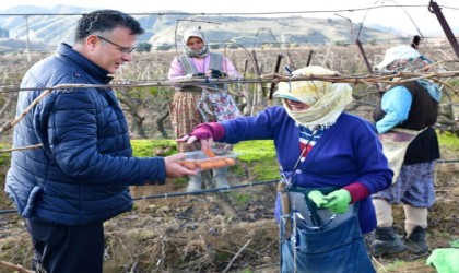 Başkan Öküzcüoğlundan tarım işçilerine ziyaret
