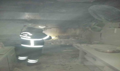 Burdurda kafede yangın paniği