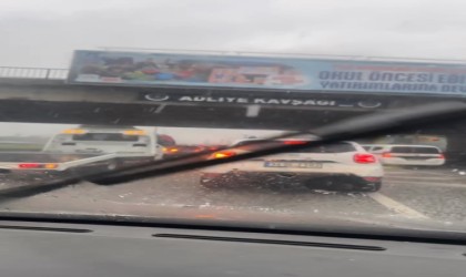 Bursada dolu yağışı etkili oldu