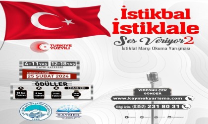 Büyükşehir KAYMEKten 2nci İstiklal Marşı Okuma Yarışması