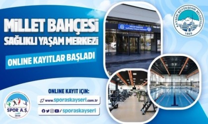 Büyükşehir Spor A.Ş. Sağlıklı Yaşam Merkezine kayıtlar başladı
