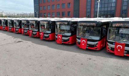 Büyükşehir toplu taşıma filosuna 20 yeni otobüs daha kattı
