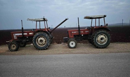 Çalınan iki traktör için 45 kilometrelik mesafede 100den fazla kamera kaydı incelendi