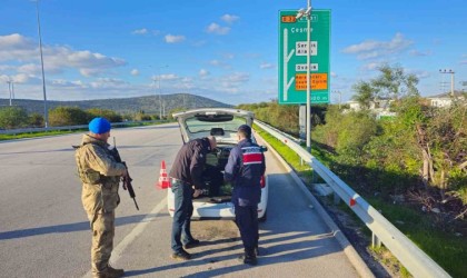 Çeşmede jandarmadan sıkı denetim