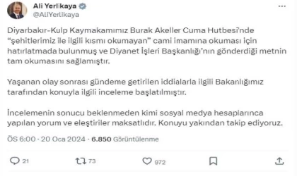 Diyanet, imam ile kaymakam arasındaki hutbe tartışmasına ilişkin müfettiş görevlendirdi (3)