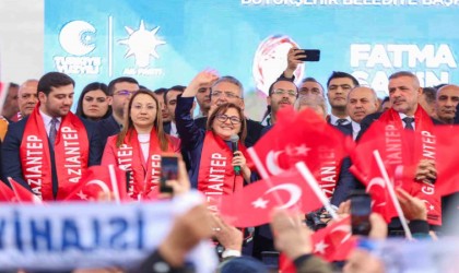 Fatma Şahine coşkulu karşılama