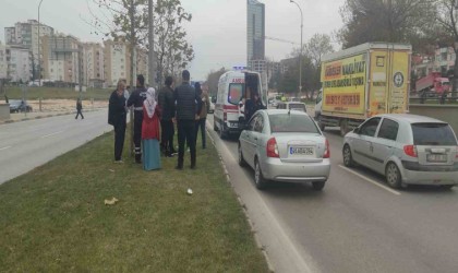 Gaziantepte takla atan araçta bulunan 4 kişi yaralandı