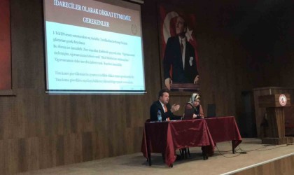 Gedizde okul idarecileri ve PDR öğretmenlerine bilgilendirme semineri