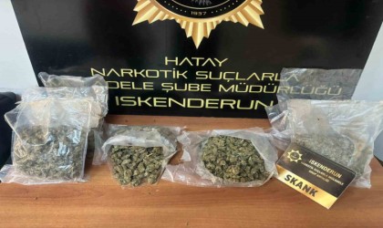 Hatayda 9 kilo 300 gram skank ele geçirildi