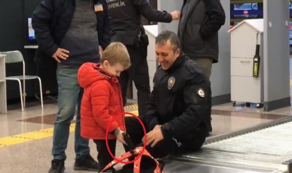 Havaalanı polisini şok eden olay