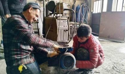 Hisarcıkta çırak ve kalfalığa talep arttı