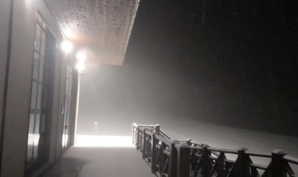 Karabükün yüksek kesimlerinde kar yağışı etkili oluyor