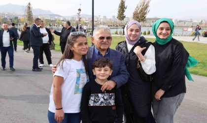 Kayserili Millet Bahçesini sevdi