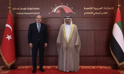 Kurtulmuş, BAE Federal Konsey Başkanı Ghobash ile bir araya geldi