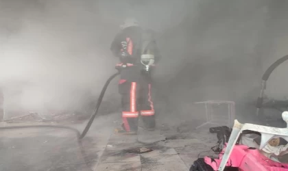 Malatya’da evde yangın