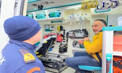 Marmarada sürüklenen geminin 7 mürettebatı kurtarıldı