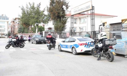 Okul çevreleri ve servisler denetlendi