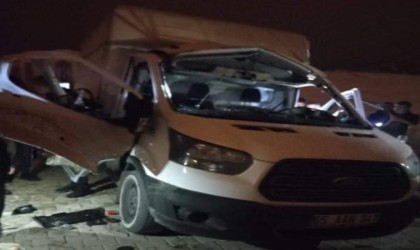 Park halindeki kamyonette patlama