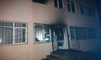 Sağlık ocağındaki yangın büyümeden söndürüldü