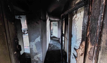 Samsunda yangında 1 kişi hastanelik oldu