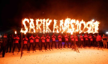 Sarıkamışta meşaleli anma