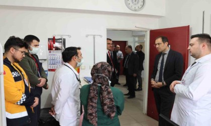 Sarıoğlanda sağlık hizmetleri yerinde değerlendirildi