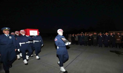 Şehit Muhammed Tunahan Evcinin naaşı Eskişehire getirildi