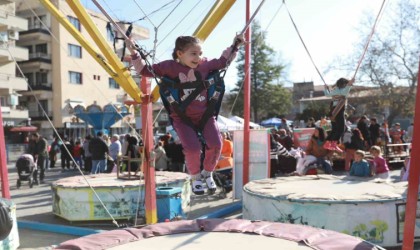 Selçuklu çocuklar yarıyıl çocuk şenliğini sevdi