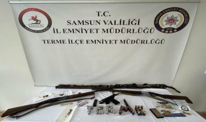 Silah ve uyuşturucu operasyonu: 2 gözaltı