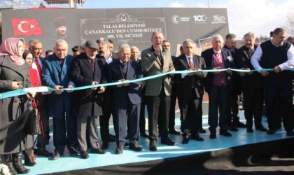 Talasta Çanakkaleden Cumhuriyete 100. Yıl Müzesi açıldı