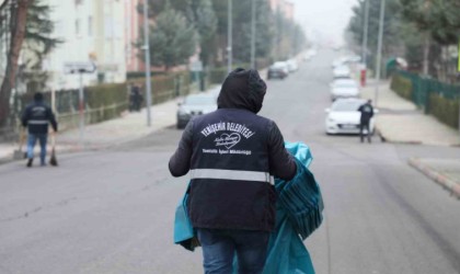 Yenişehirde temizlik çalışmaları sürüyor