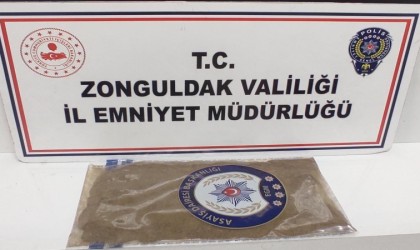 Zonguldakta uyuşturucu operasyonunda 2 şüpheli tutuklandı