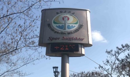 Adanada kışın ortasında bahar havası