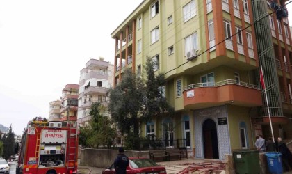 Alanyada Kuran Kursu lojmanında yangın
