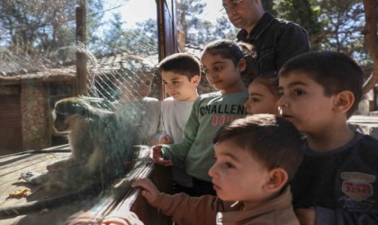 Antalya Doğal Yaşam Parkı çocuk sesleriyle renklendi